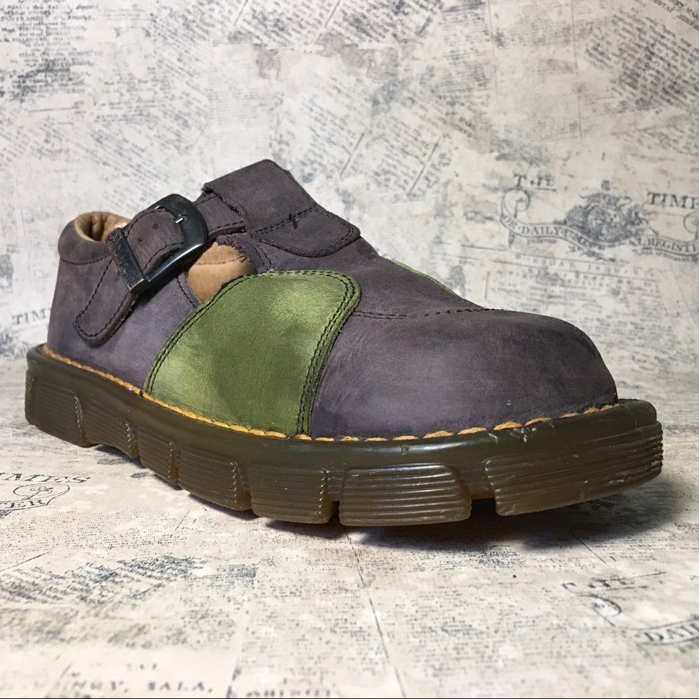 Vintage Dr. Martens Made in England Leather Shoes Original Doc Martens - Picture 2 of 14